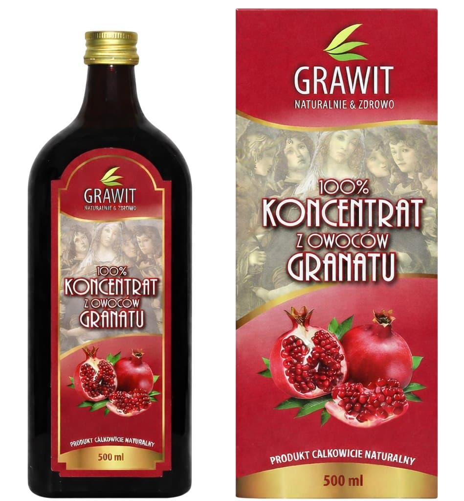 Grawit - Pomegranate Concentrate - 500ml – Grawit förpackning