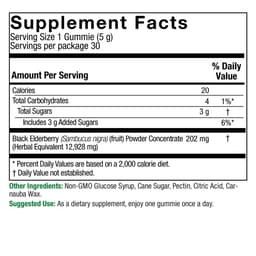 Nature's Answer - Sambucus Mega Gummies 7X Strength