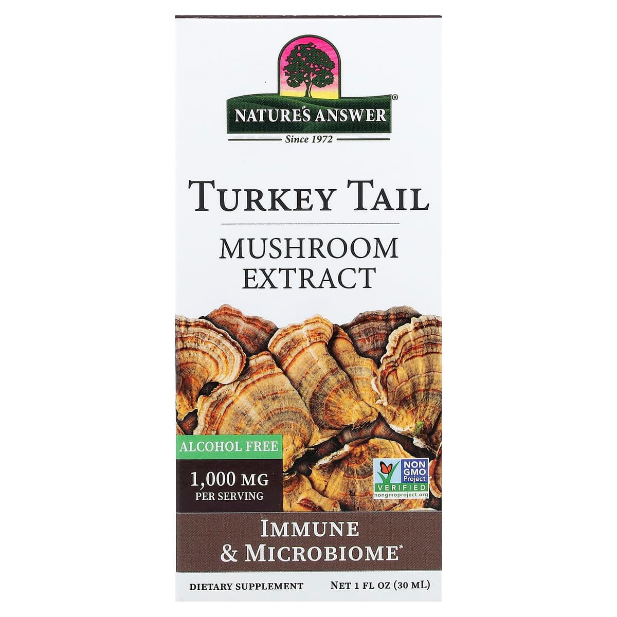 Nature'S Answer - Turkey Tail Svamp-Extrakt - 1 Fl oz