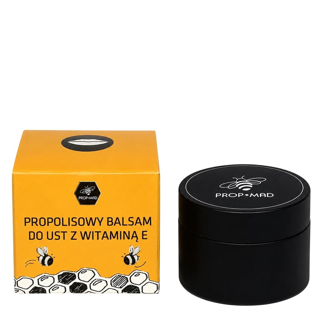 Prop-Mad - Propolis Lip Balm With Vitamin E - 5ml – Prop-Mad förpackning