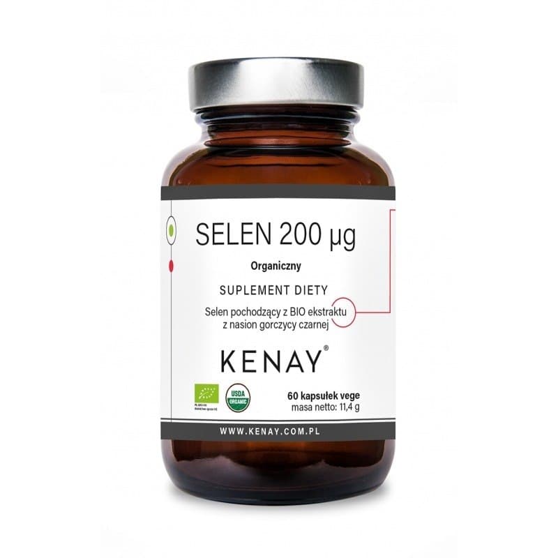 KENAY - Selenium 200 µg Organic - 60 Caps – Kenay förpackning