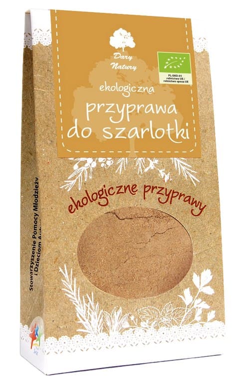 Dary Natury - Organic Apple Pie Spice Mix - 50g – Dary Natury förpackning
