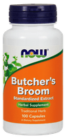 NOW Foods - Butcher's Broom - 100 Capsules