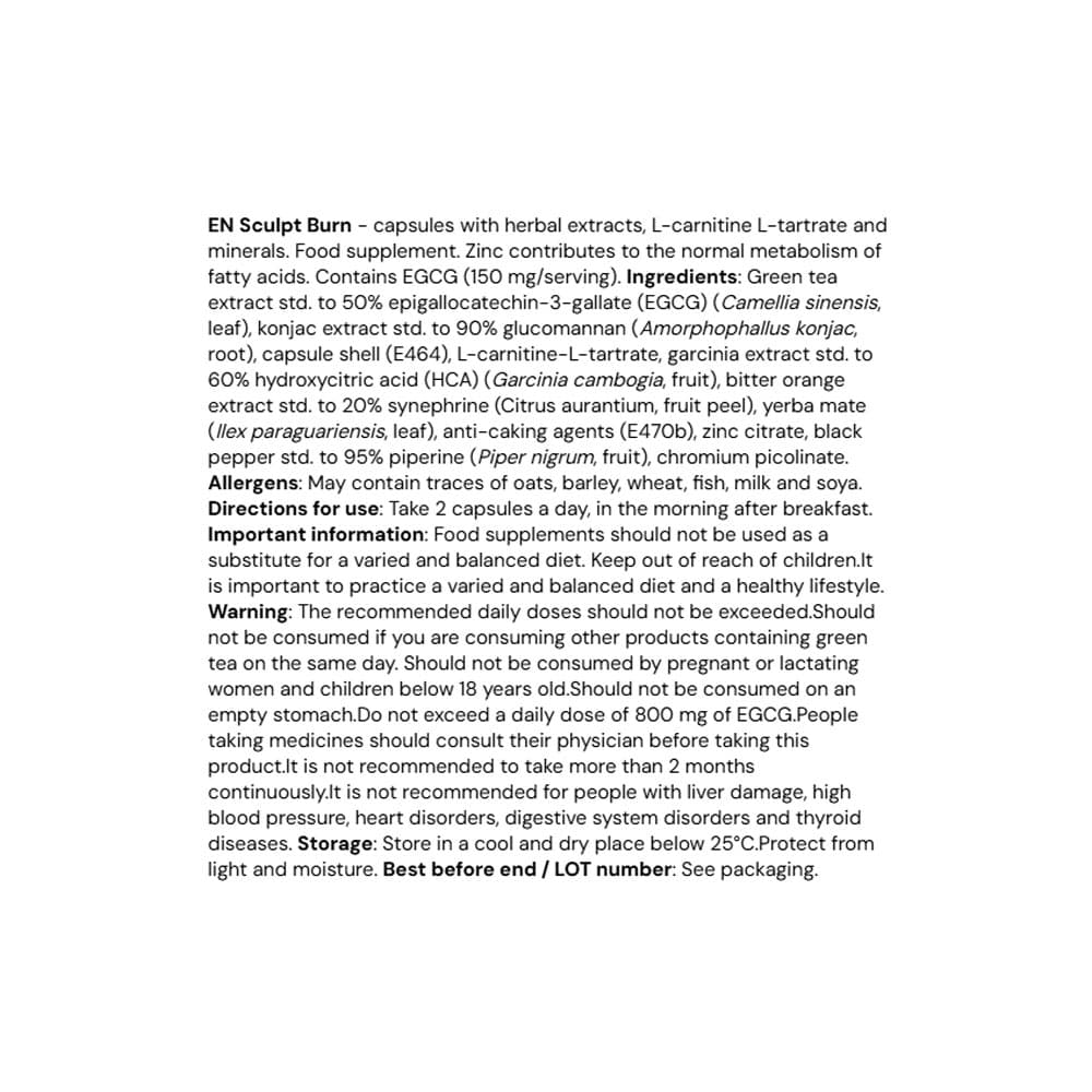 Zoe Nutrition - EGCG - 60 kapslar
