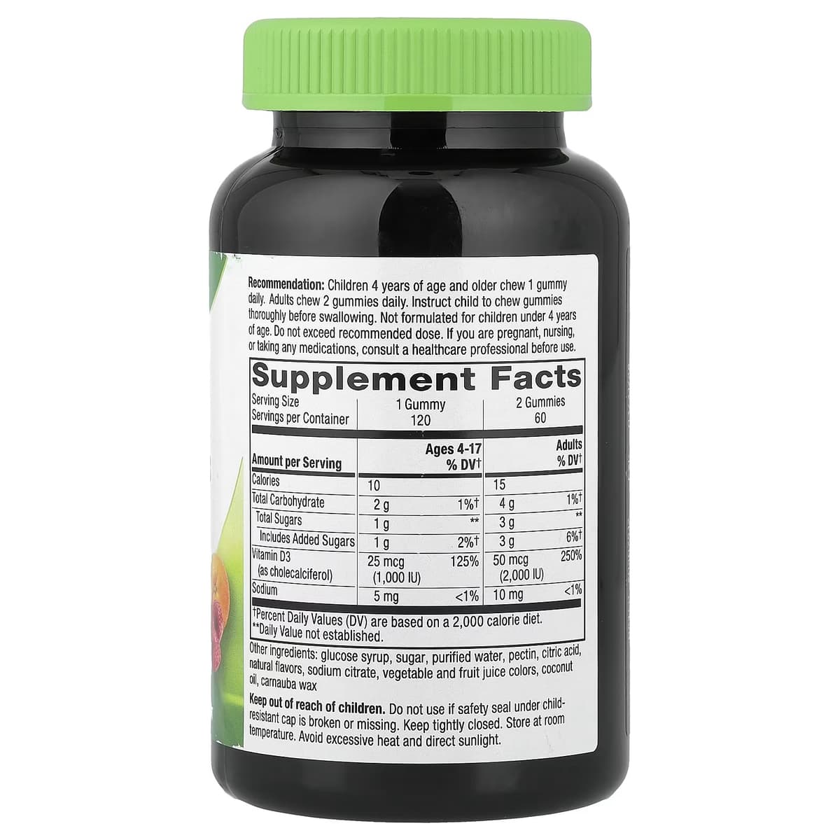Nature'S Way - Vitamin D3 Gummier - 120 Gummier