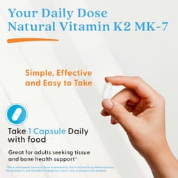 Doctor's Best - Natural Vitamin K2 MK-7 With Menaq7 - 60 Vcaps