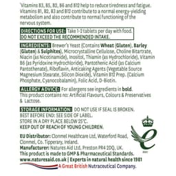 Natures Aid - Vitamin B Complex - 90 Tabs