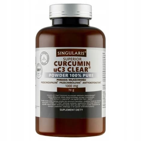 Singularis Superior Kurkumina uC3 clear powder 70g – Singularis förpackning