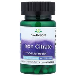 Swanson - Iron Citrate - 60 Vcaps