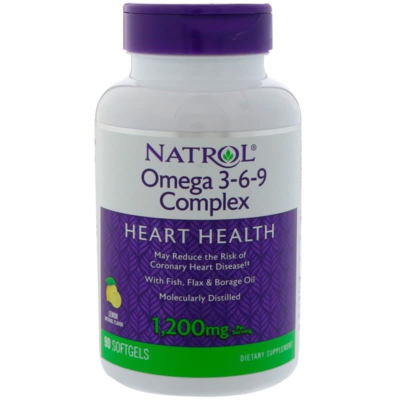 Natrol - Omega 3-6-9 Complex - 90 Softgels – Natrol förpackning