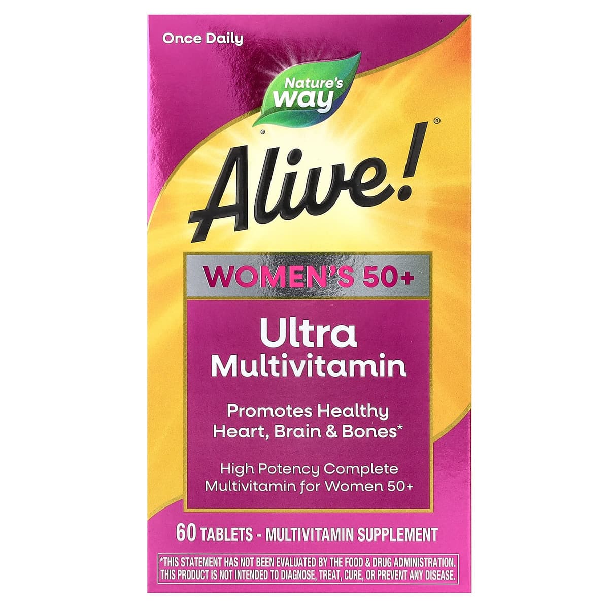Nature'S Way - Alive! Ultra Multivitamin - 60 Tabs