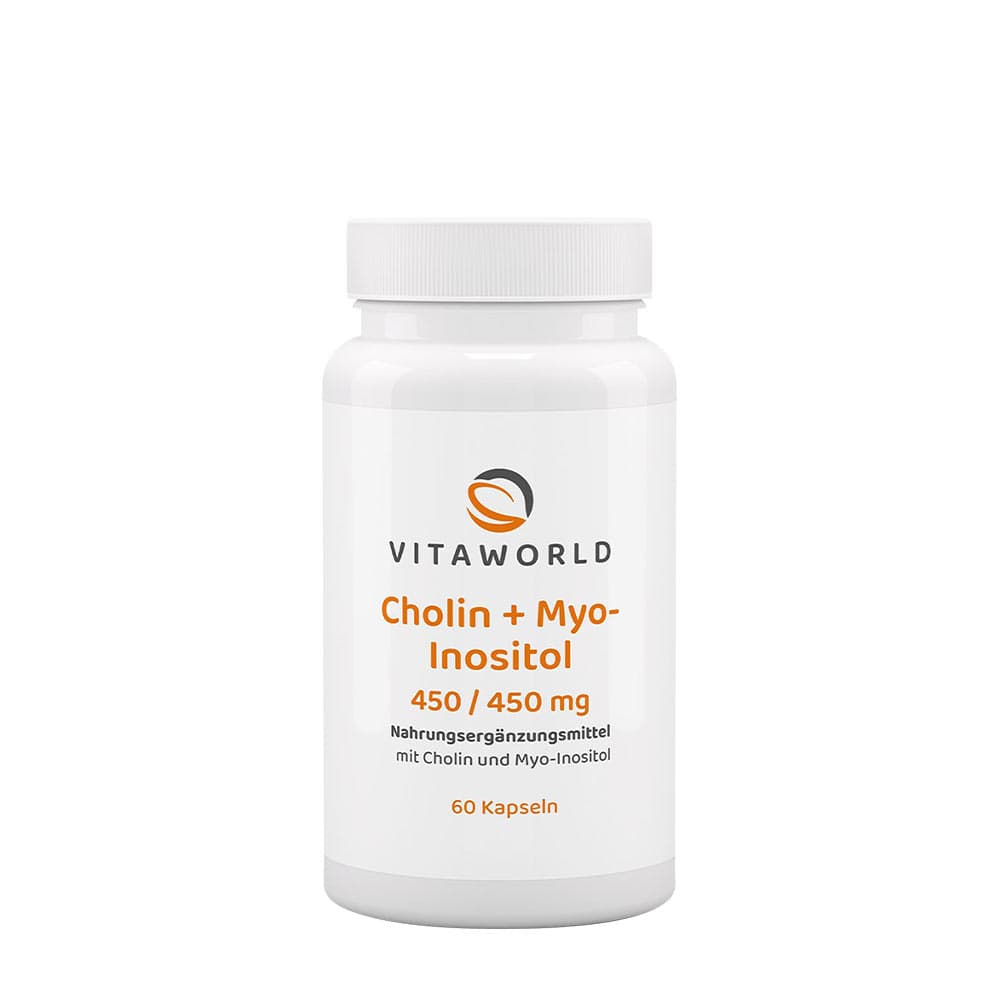 Vitaworld - Choline + Myo-Inositol - 60 Caps – Vitaworld förpackning