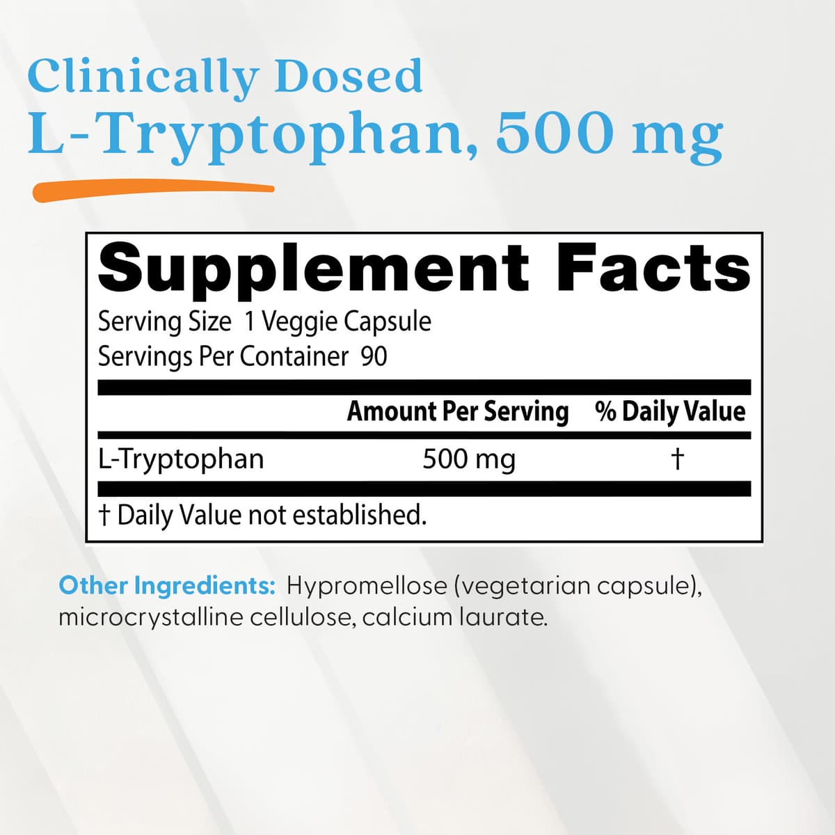 Doctor's Best - L-Tryptophan - 90 Veggie Caps
