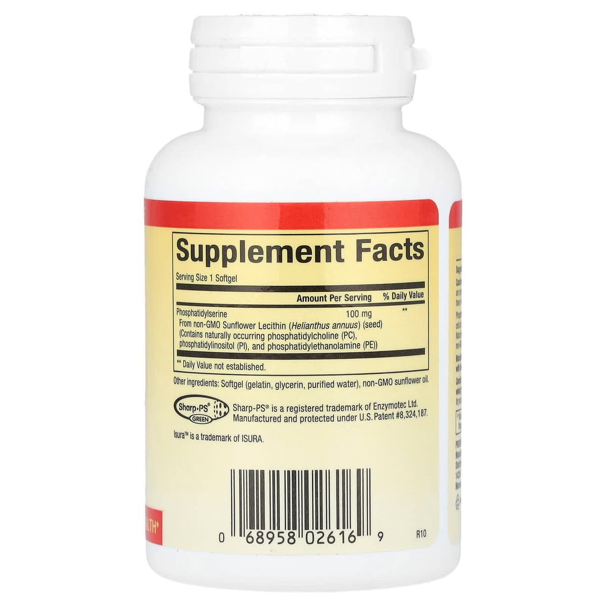 Natural Factors - PS Fosfatidylseriini - 60 pehmeägelia