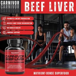 MuscleMeds - Carnivor Beef Liver - 180 Caps