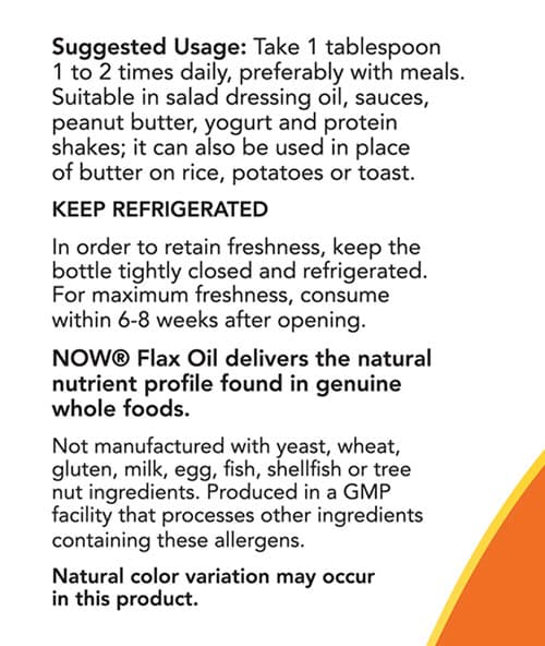 NOW Foods - Luomu pellavansiemenöljy - 710ml