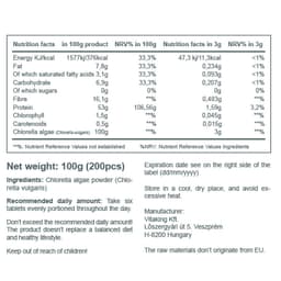 Vitaking - Chlorella - 200 Tabs