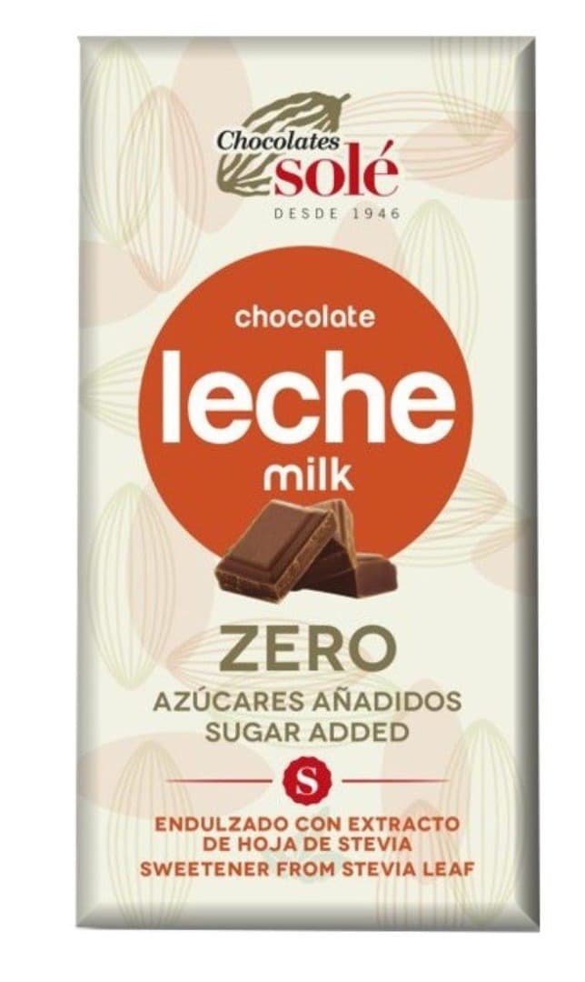 Solé - Chocolate Leche Zero - 100g