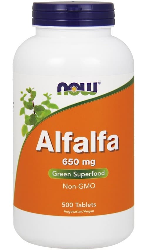 NOW Foods - Alfalfa Super Green - 500 Tablets – NOW Foods emballage