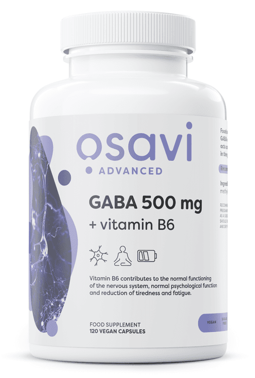 Osavi Nature - GABA 500mg + Vitamin B6 - 120 Vcaps