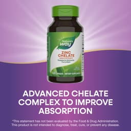 Nature'S Way - Zinc Chelate - 100 Caps