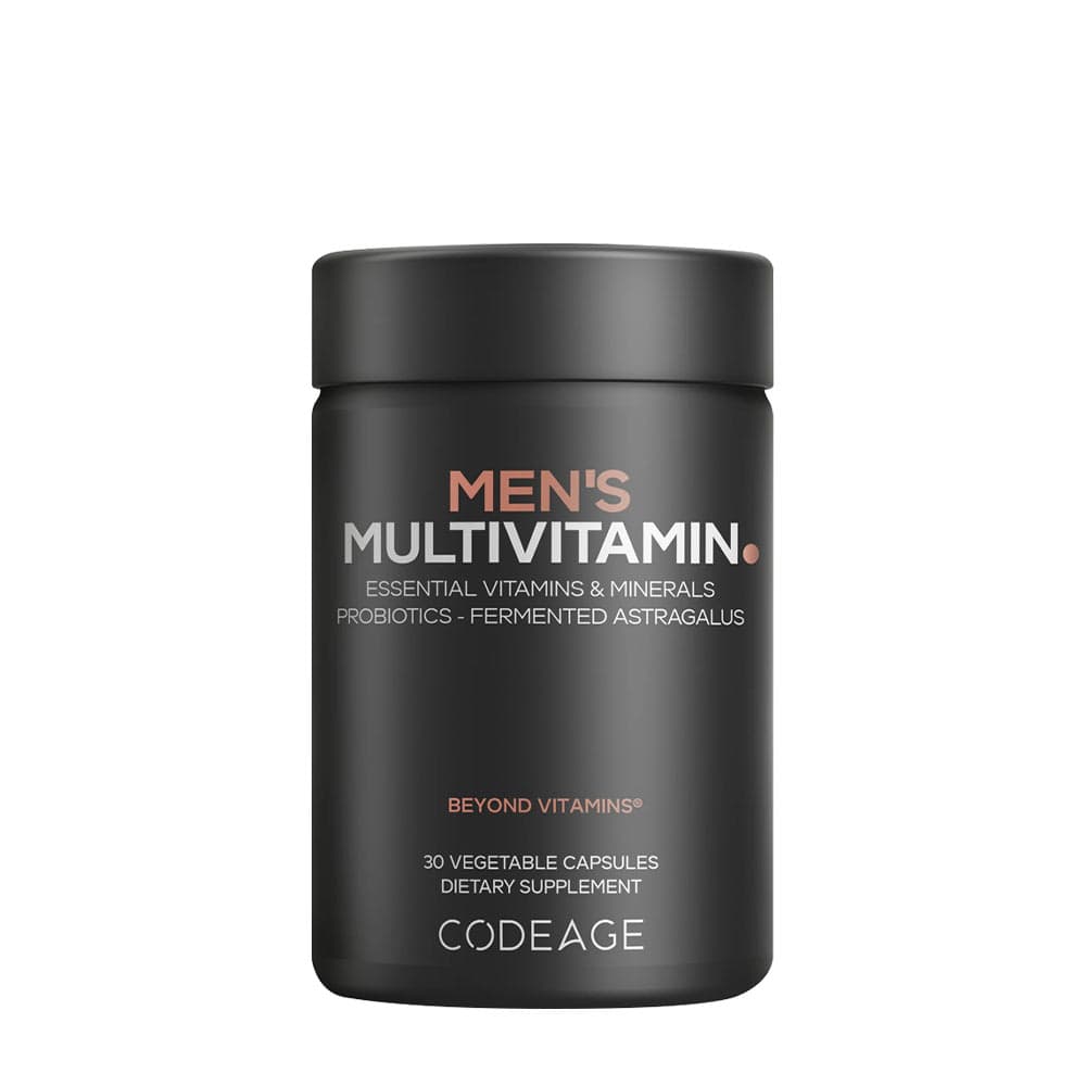 Codeage - Men's Multivitamin - 30 Vegetable Capsules – Codeage förpackning