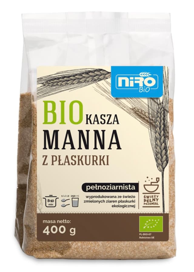 Niro - Ekologiska dinkelgryn - 400 g – Niro