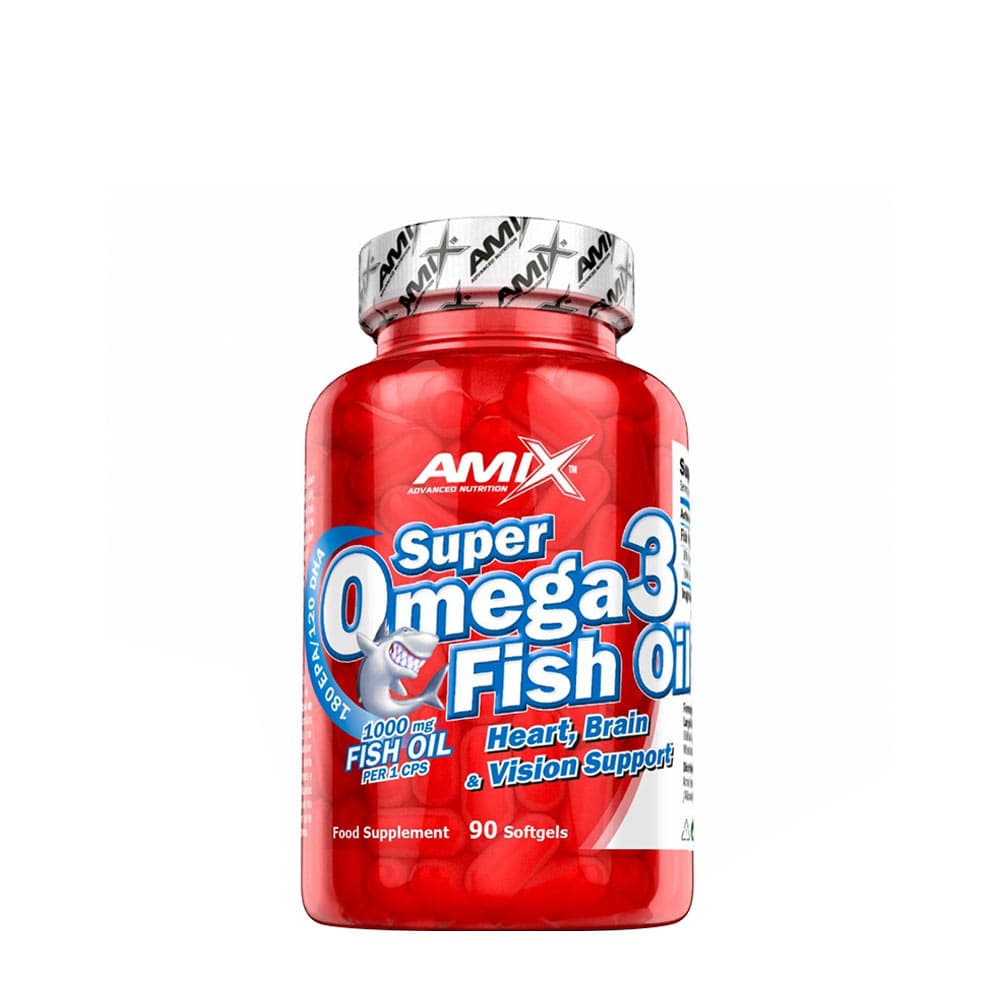 Amix - Super Omega 3 Fish Oil - 90 Softgels – Amix förpackning
