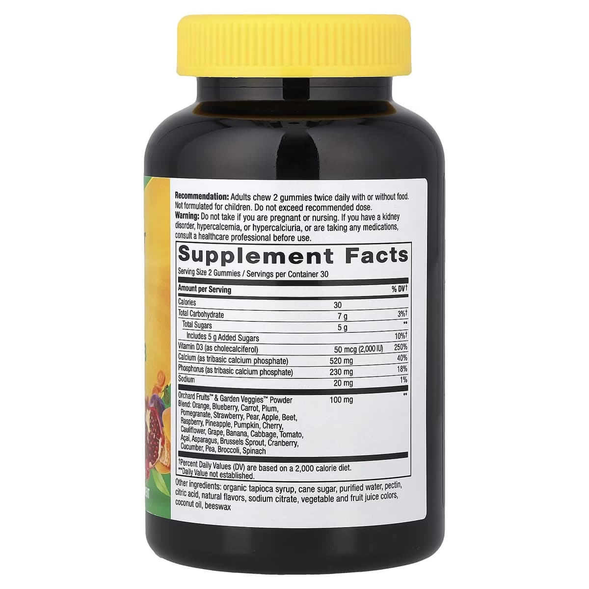 Nature'S Way - Alive! Calcium + D3 Gummies - 60 Gummies