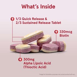 Jarrow Formulas - Alpha Lipoic Sustain With Biotin - 60 Tabs