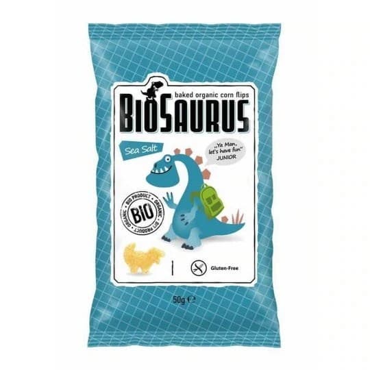 BioSaurus - Baked Organic Corn Fins - 50g