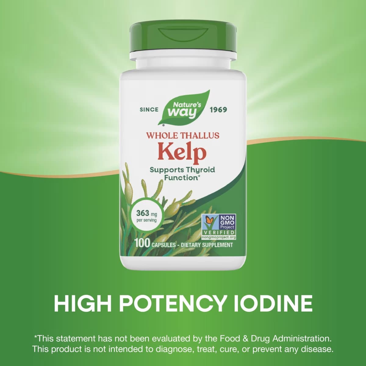 Nature'S Way - Kelp - 100 Caps