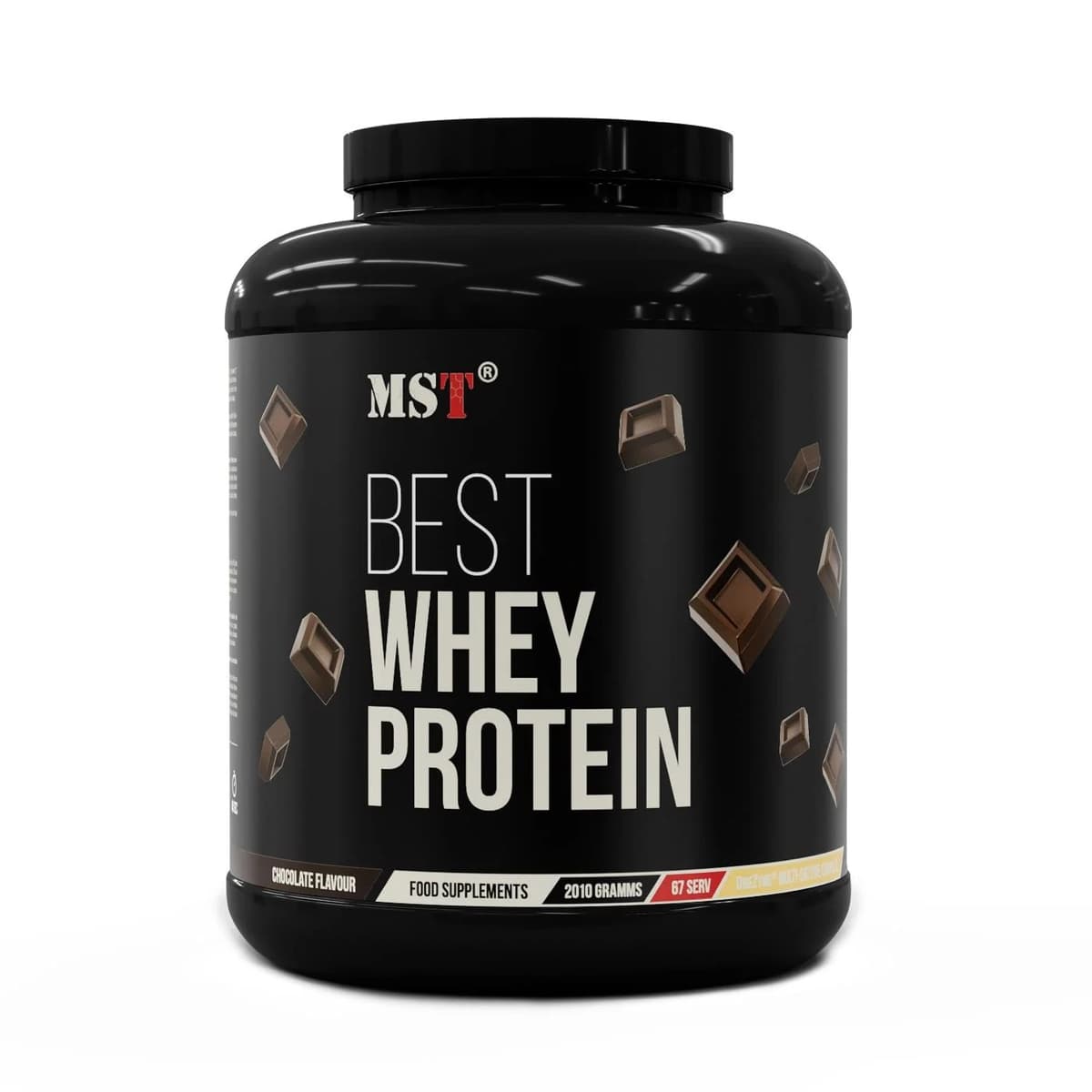 MST - Vassleprotein - Choklad, 2010 g – MST förpackning
