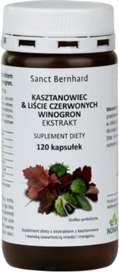 Kräuterhaus Sanct Bernhard - Horse Chestnut Extract - 120 Caps