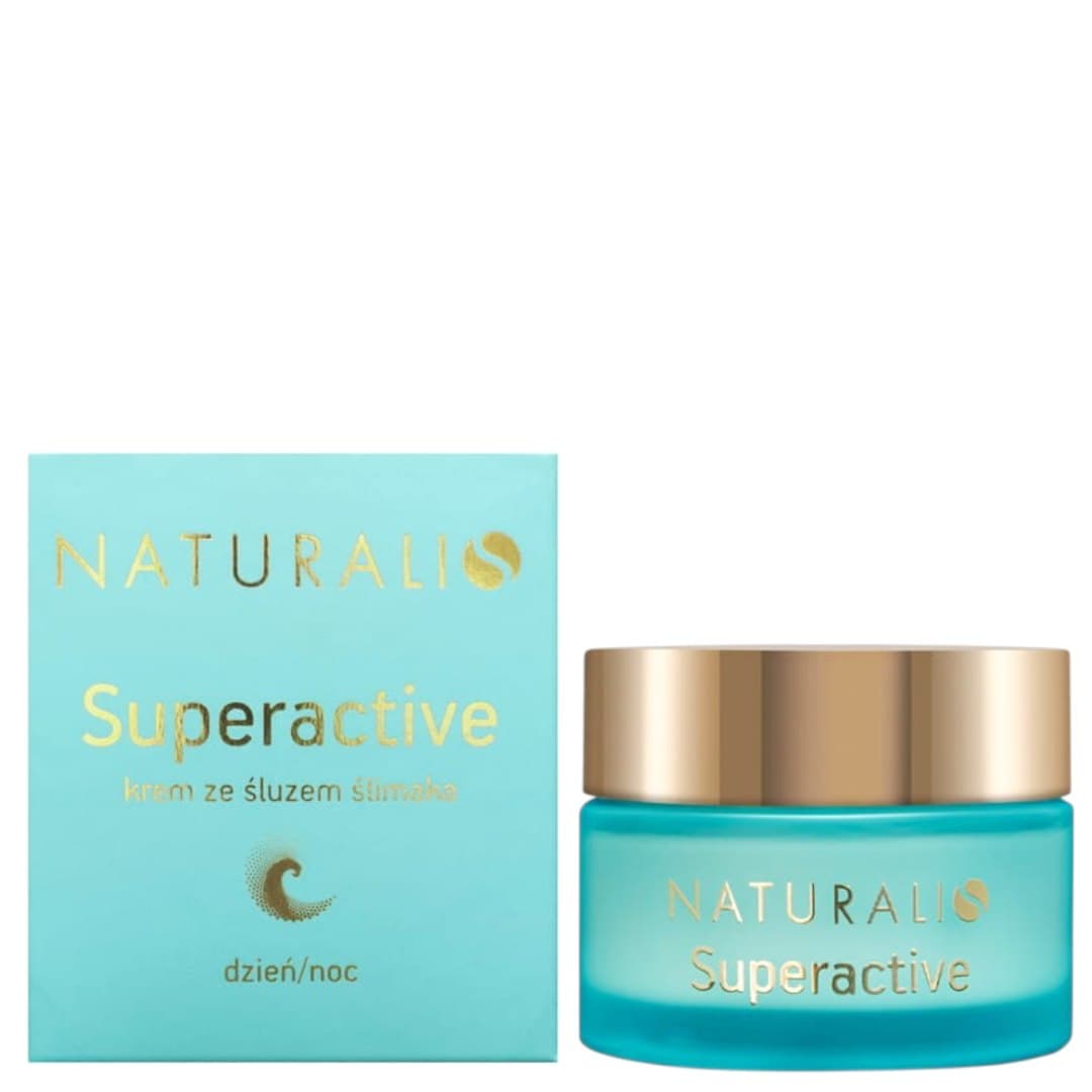 Naturalis - Superactive Snail Mucin Cream - 50ml – Naturalis förpackning