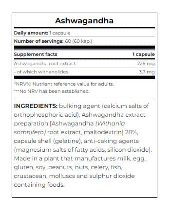 Scitec Nutrition - Ashwagandha - 60 Caps