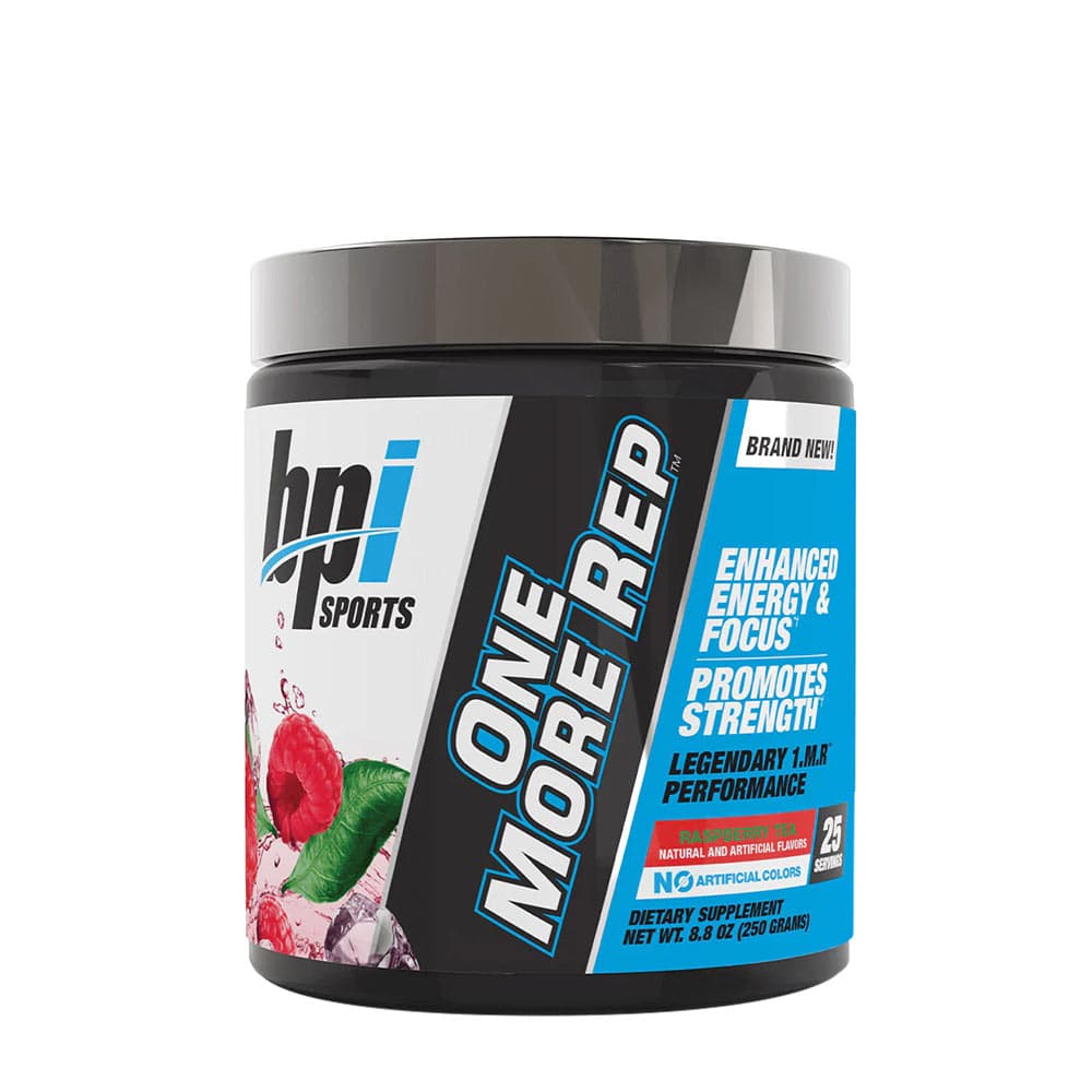 BPI Sports - Raspberry Tea - 25 Servings - 250g – BPI Sports förpackning