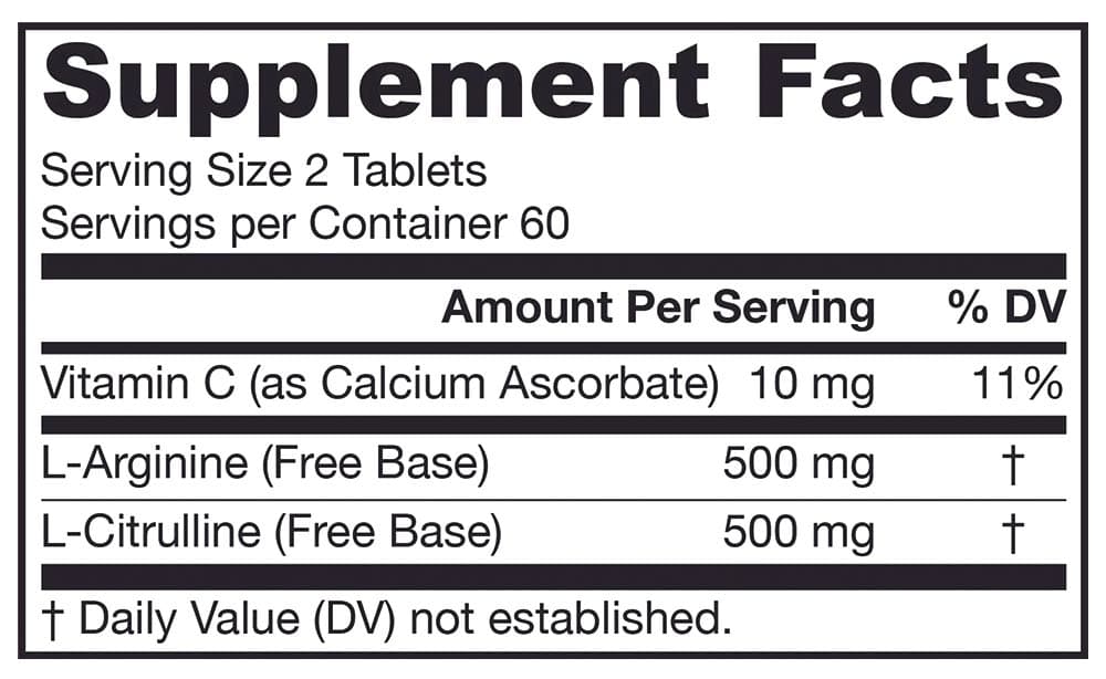 Jarrow Formulas - Arginine-Citrulline Sustain - 120 Tabs