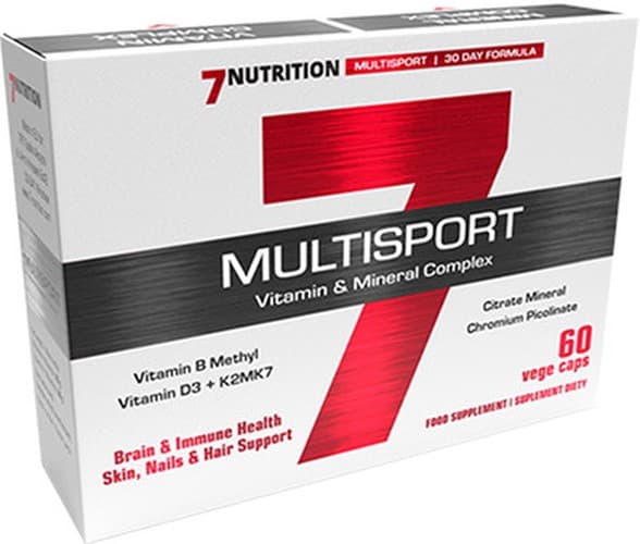 7Nutrition - Multisport - 60 Caps – 7 Nutrition förpackning