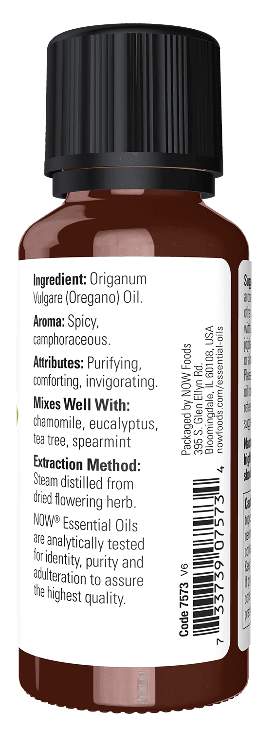 NOW Foods - Eteerinen öljy, Oreganiöljy - 30ml.