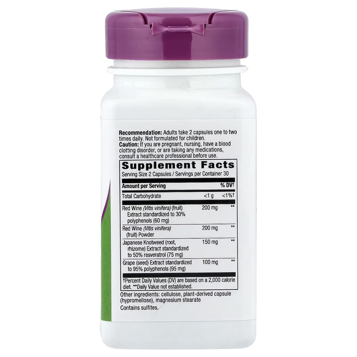 Nature'S Way - Resveratrol - 60 Kapsler