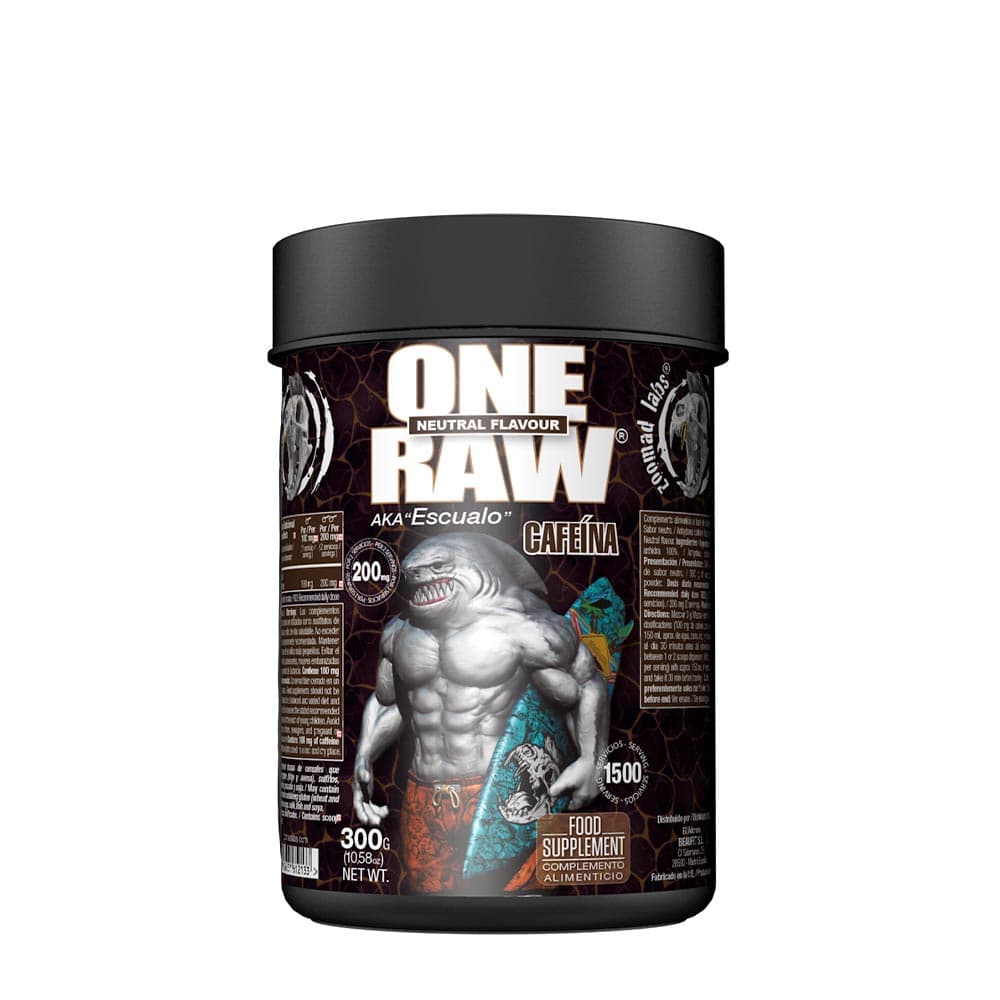 Zoomad Labs - One Raw Caffeine - 300g – Zoomad Labs förpackning