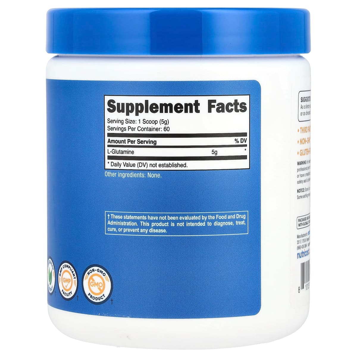 Nutricost - L-Glutamine - 300g
