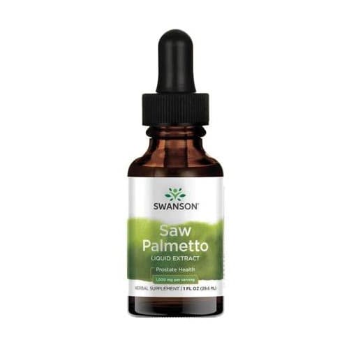 Swanson - Saw Palmetto Liquid Extract (29.6ml - 1 Fl oz) – Swanson förpackning