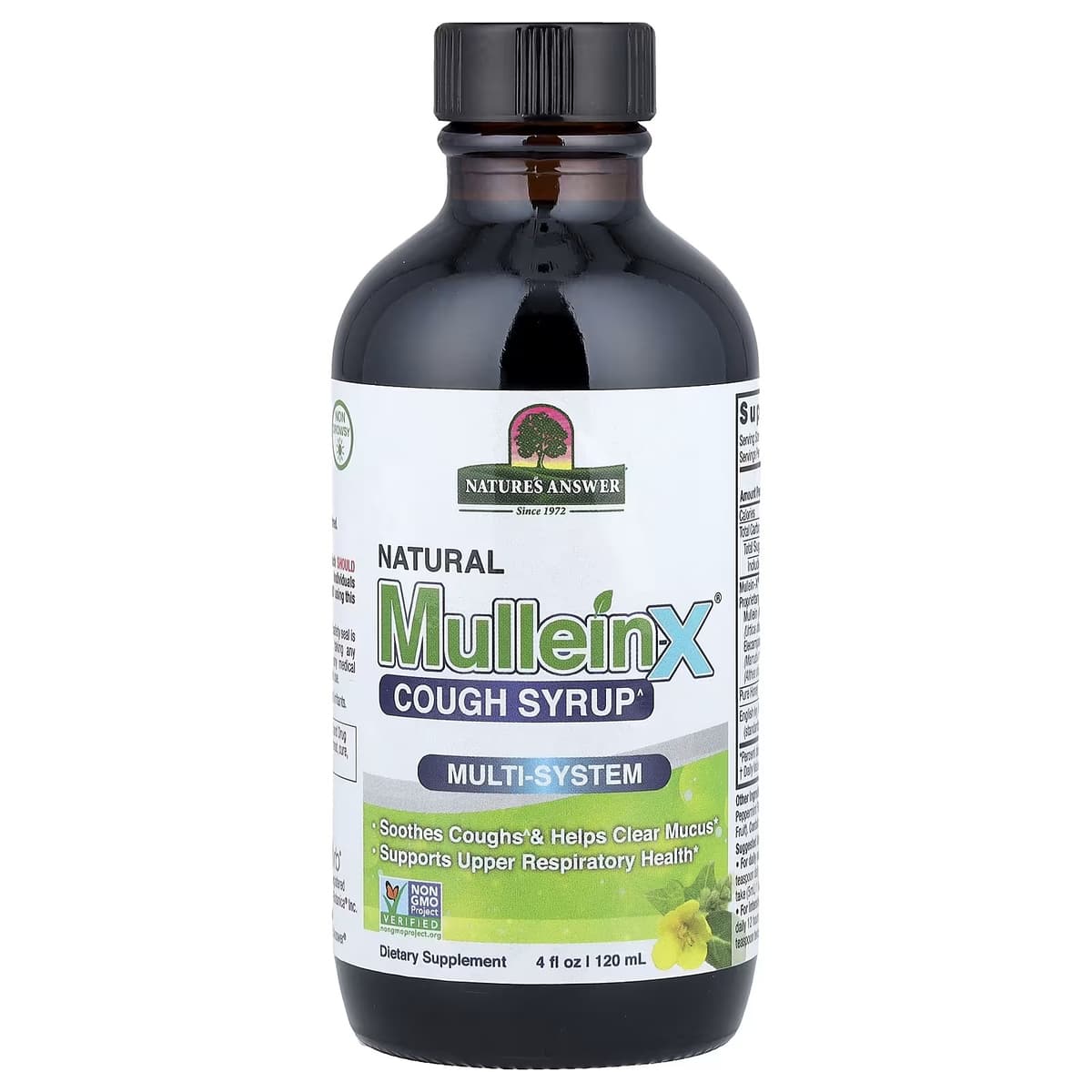 Nature's Answer - Mullein X Cough Syrup - 4 Fl oz | 120ml