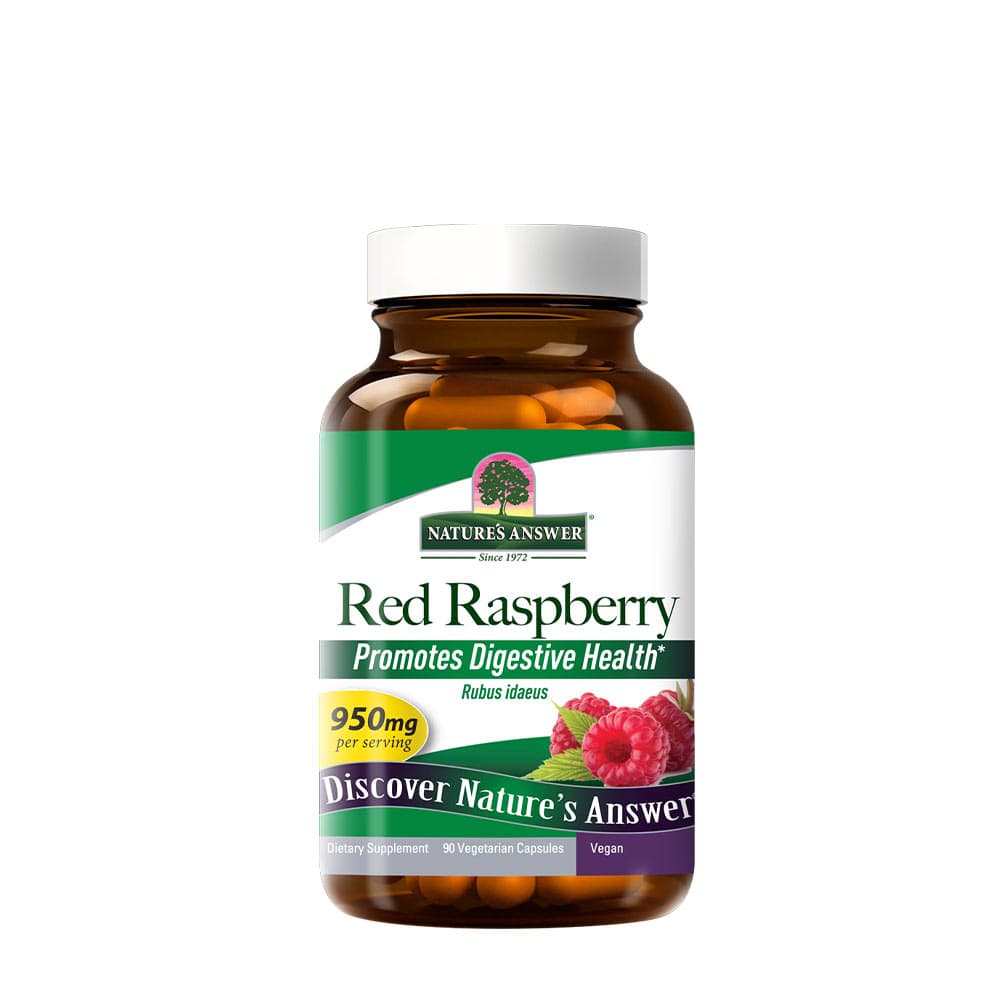 Nature's Answer - Red Raspberry - 90 Vcaps – Nature'S Answer förpackning