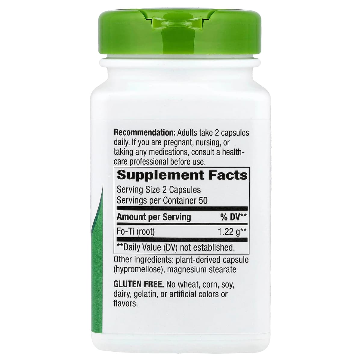Nature'S Way - Fo-Ti Root - 100 Vcaps