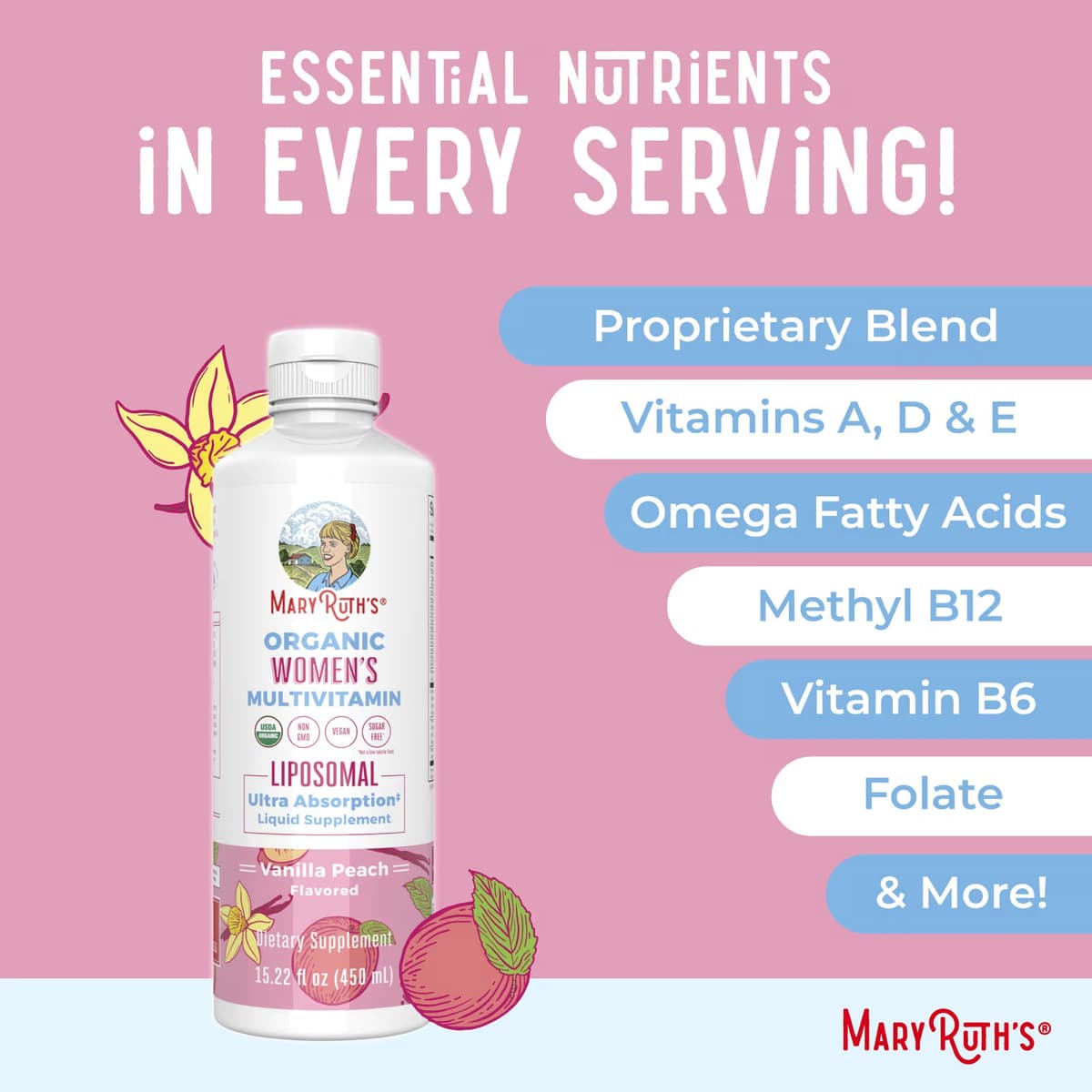 MaryRuth's - Organic Women's Multivitamin - 450 ml