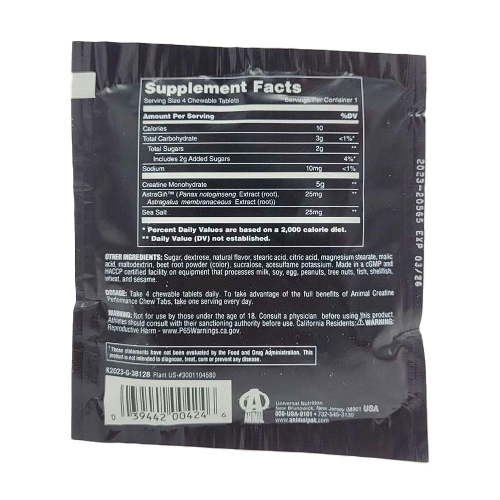 Universal Nutrition - Creatine Performance Gummies - 4 Tabs