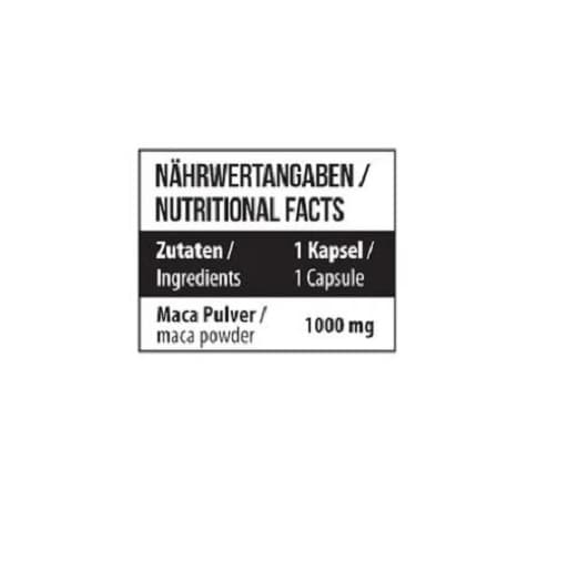 MST - Maca - 1000 mg, 120 kapselia